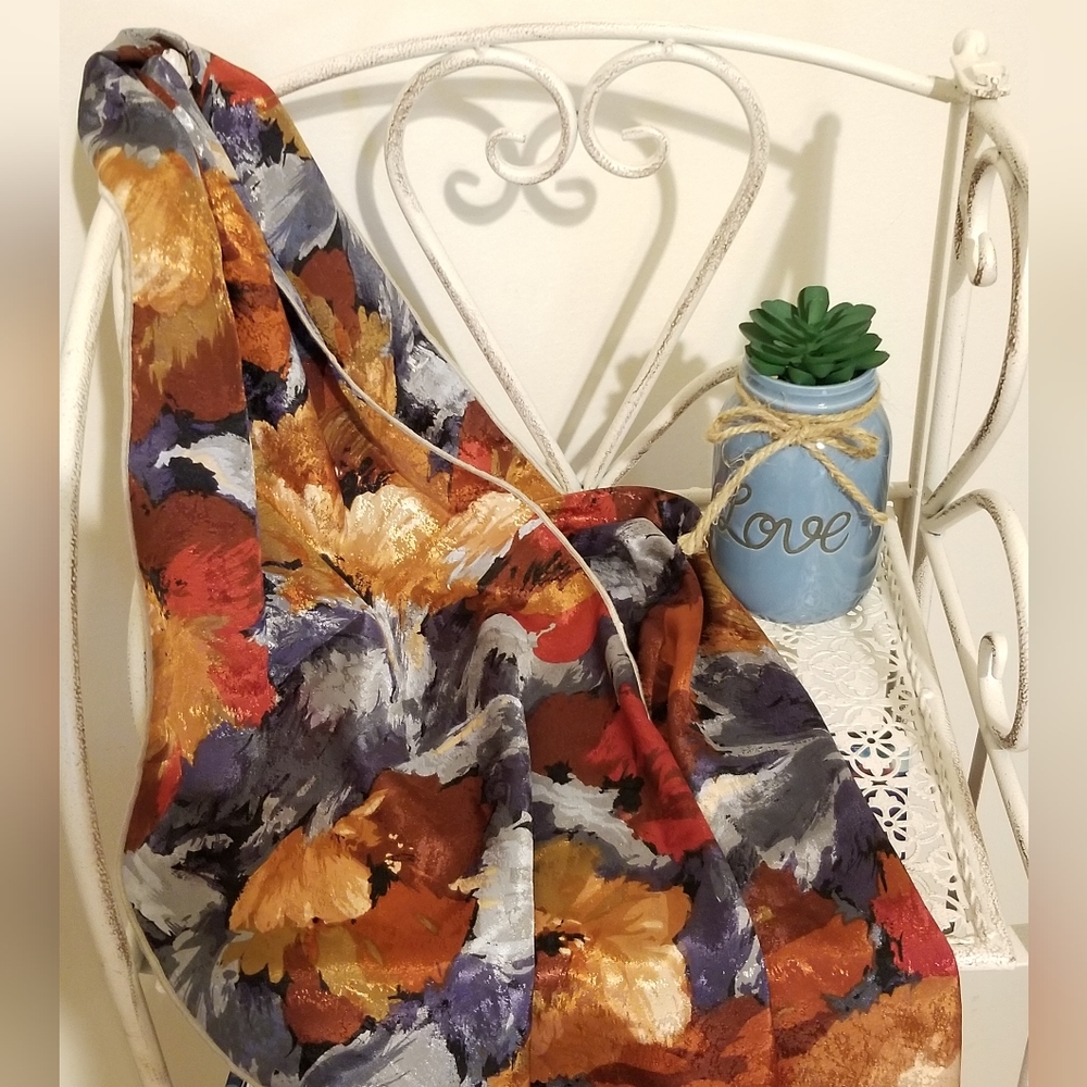 Beautiful Lightweight Floral Scarf